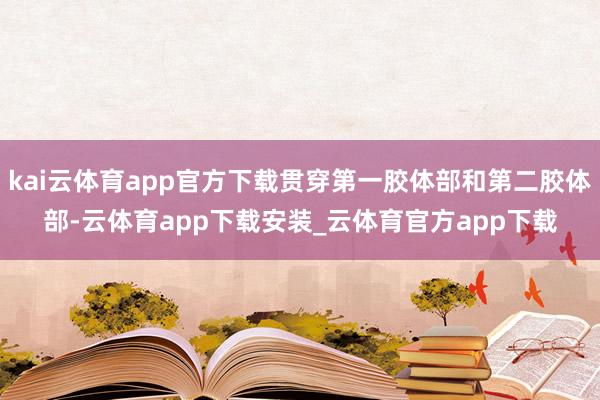 kai云体育app官方下载贯穿第一胶体部和第二胶体部-云体育app下载安装_云体育官方app下载
